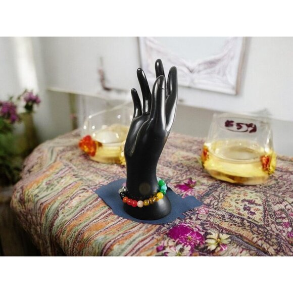 Rainbow Chakra Healing Beaded Bracelet Multi-Colored Unisex Reiki Energy Spiritu - Picture 2 of 11